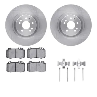 R1 Concepts WFWH1-63072 E- Line Series Brake Rotor W/ Ceramic Brake Pads & Hdw